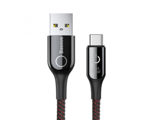 CABLE USB A TIPO C BASEUS 1M NEGRO-8 CABLE USB A TIPO C BASEUS 1M NEGRO