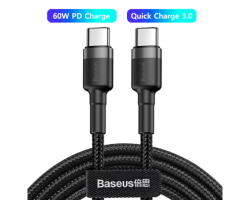 CABLE BASEUS USBC A USBC 60W 20V A 3A - 1M