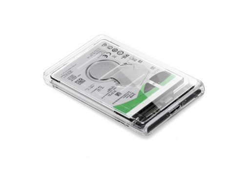 CAJA PARA DISCO DURO SATA a USB 3,0 SSD HDD CABLE USB TRANSPARENTE-6 CAJA PARA DISCO DURO SATA a USB 3,0 SSD HDD CABLE USB TRANSPARENTE