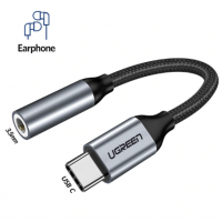 ADAPTADOR TIPO C A JACK 3,5 M/F Ugreen-5 ADAPTADOR TIPO C A JACK 3,5 M/F Ugreen