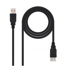Nanocable - Cable alargador USB 2.0 de 1.8m conexion