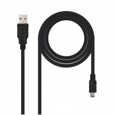 Nanocable CABLE USB 2.0, TIPO A/M-MINI USB 5PIN/M, 0.5 M (Espera 4 dias)