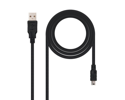 Nanocable CABLE USB 2.0, TIPO A/M-MINI USB 5PIN/M, 0.5 M (Espera 4 dias)