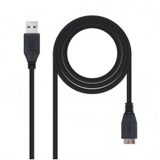 CABLE USB 3.0 TIPO A/M-MICRO B/M NEGRO 1.0 M NANOCABLE
