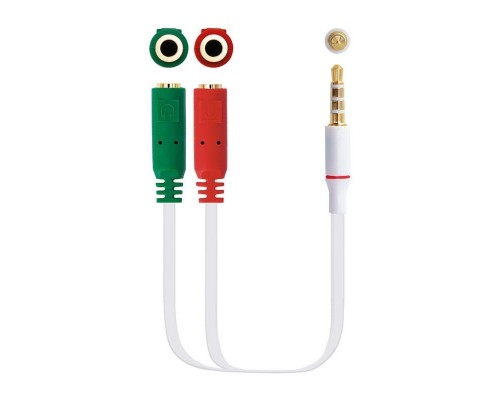 Nanocable - Cable Adapaptador Jack 3.5 Macho 4 Pines a