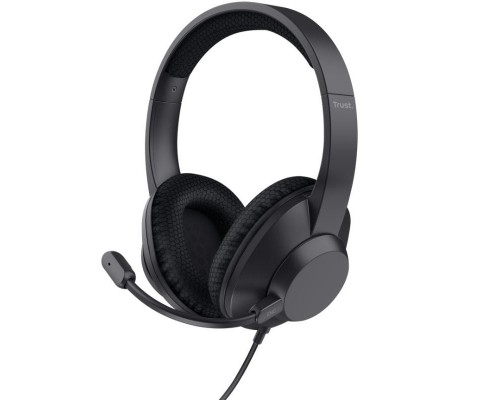 AURICULARES TRUSTR AYDA MAX USB ENC BK