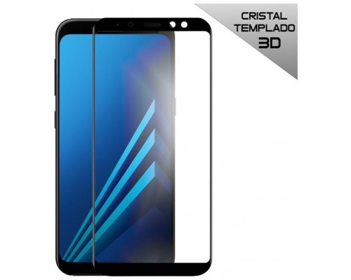 Protector Pantalla Cristal Templado Samsung A530 Galaxy A8 (2018) (FULL 3D Negro)-CS4 Protector Pantalla Cristal Templado Samsung A530 Galaxy A8 (2018) (FULL 3D Negro)