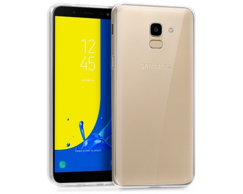 Funda Silicona Samsung J600 Galaxy J6 Transparente-CS4 Funda Silicona Samsung J600 Galaxy J6 Transparente