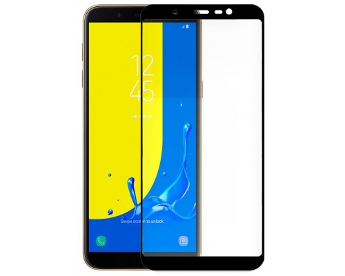 Protector Pantalla Cristal Templado Samsung J600 Galaxy J6 (FULL 3D Negro)-CS4 Protector Pantalla Cristal Templado Samsung J600 Galaxy J6 (FULL 3D Negro)