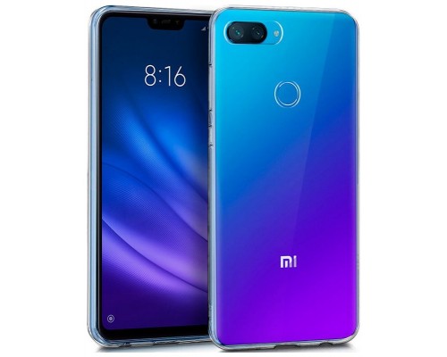 Funda Silicona Xiaomi Mi 8 Lite (Transparente)-CS4 Funda Silicona Xiaomi Mi 8 Lite (Transparente)