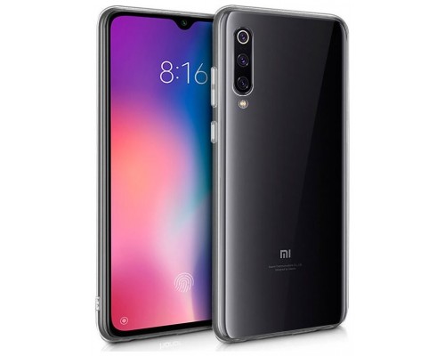 Funda Silicona Xiaomi Mi 9 (Transparente)-CS4 Funda Silicona Xiaomi Mi 9 (Transparente)