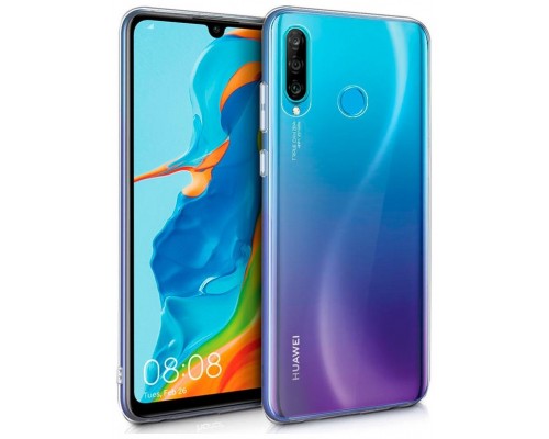 Funda Silicona Huawei P30 Lite (Transparente)-CS5 Funda Silicona Huawei P30 Lite (Transparente)
