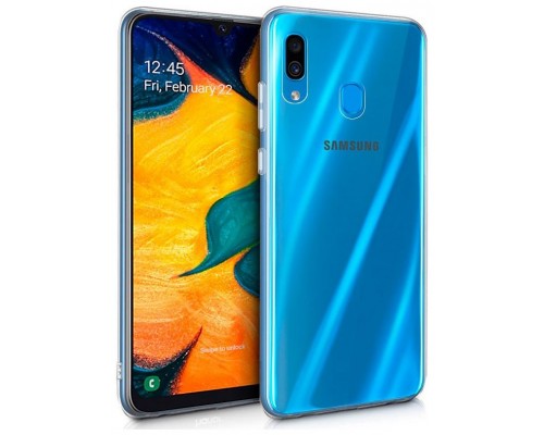 Funda Silicona Samsung A205 Galaxy A20 / A30 (Transparente)-CS4 Funda Silicona Samsung A205 Galaxy A20 / A30 (Transparente)