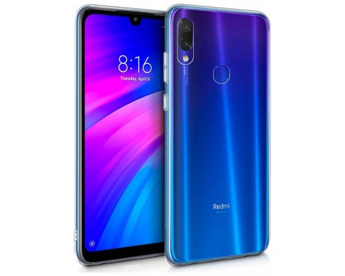Funda Silicona Xiaomi Redmi 7 (Transparente)-CS4 Funda Silicona Xiaomi Redmi 7 (Transparente)