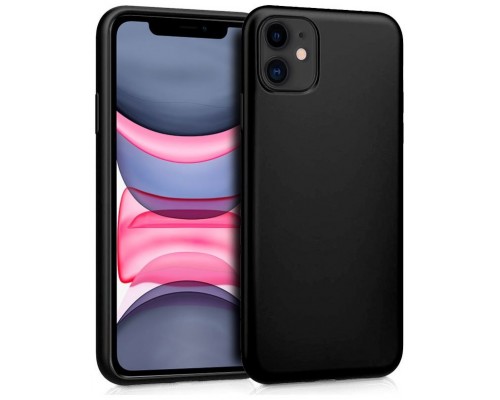 Funda COOL Silicona para iPhone 11 (Negro)-CS5 Funda COOL Silicona para iPhone 11 (Negro)