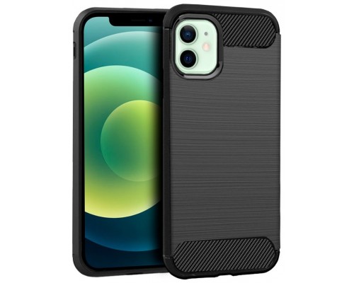 Carcasa COOL para iPhone 12 / 12 Pro Carb&oacute;n Negro