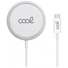 Dock Base Cargador MAGN&Eacute;TICO Smartphones Inal&aacute;mbrico Qi COOL Blanco