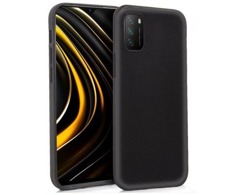 Funda COOL Silicona para Xiaomi Pocophone M3 / Redmi 9T (Negro)-CS4 Funda COOL Silicona para Xiaomi Pocophone M3 / Redmi 9T (Negro)