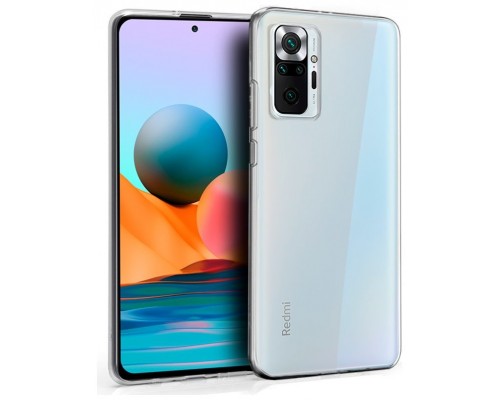 Funda COOL Silicona para Xiaomi Redmi Note 10 Pro (Transparente)