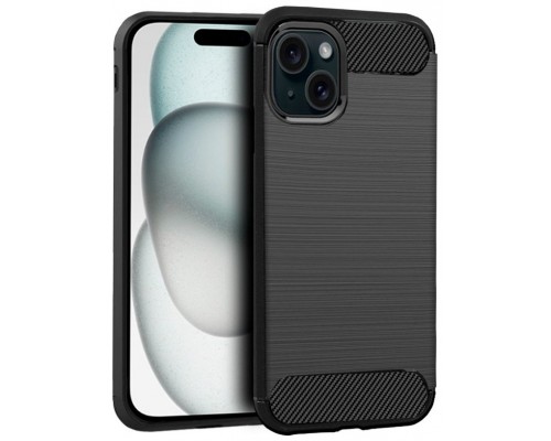 Carcasa COOL para iPhone 15 Carb&oacute;n Negro