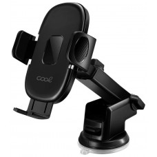 Soporte Universal M&oacute;vil para Coche Ventosa One Click COOL Negro