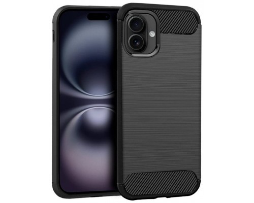 Carcasa COOL para iPhone 16 Carb&oacute;n Negro