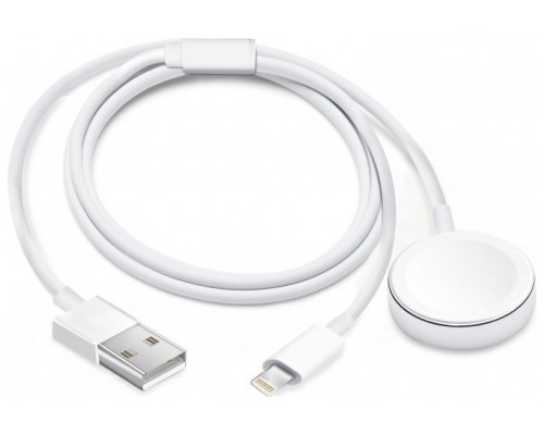 Cable USB Magn&eacute;tico Apple Watch + Cable Lightning iPhone / iPad (2 en 1) 1m COOL