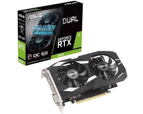 TARJETA GRAFICA ASUS RTX3050 D OC 6G-DU29 TARJETA GRAFICA ASUS RTX3050 D OC 6G
