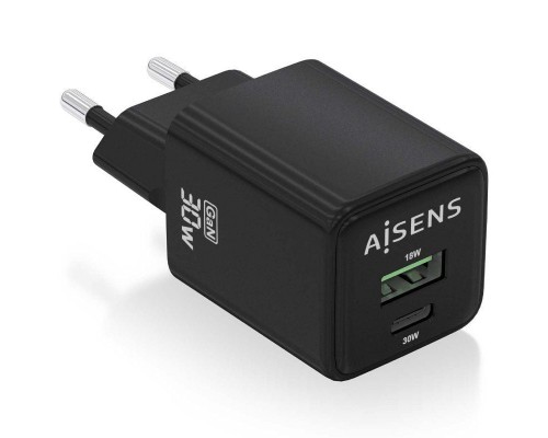 CARGADOR AISENS ASCH-30W2P038-BK-DU2 CARGADOR AISENS ASCH-30W2P038-BK