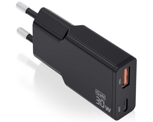 CARGADOR AISENS ASCH-30W2P047-BK