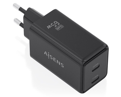 CARGADOR AISENS ASCH-65W2P079-BK-DU3 CARGADOR AISENS ASCH-65W2P079-BK