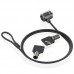 CABLE AISENS SEG ASLK-D40K04-BK