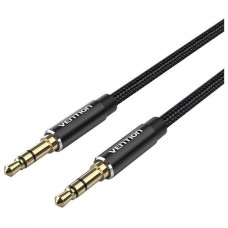 CABLE AUDIO ESTEREO JACK 3.5/M JACK 3.5/M 0.5 M NEGRO VENTION (Espera 4 dias)