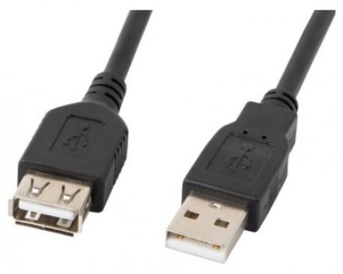 CABLE ALARGADOR LANBERG USB 2.0 MACHO HEMBRA 5M NEGRO-SX5 CABLE ALARGADOR LANBERG USB 2.0 MACHO HEMBRA 5M NEGRO