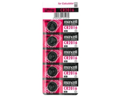 PILA MAXELL CR2016 3V LITHIUM BATTERY 5 UNI. (Espera 4 dias)-SX4 PILA MAXELL CR2016 3V LITHIUM BATTERY 5 UNI. (Espera 4 dias)