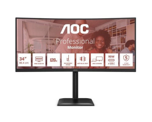 MONITOR AOC CU34E4CV-DU72 MONITOR AOC CU34E4CV