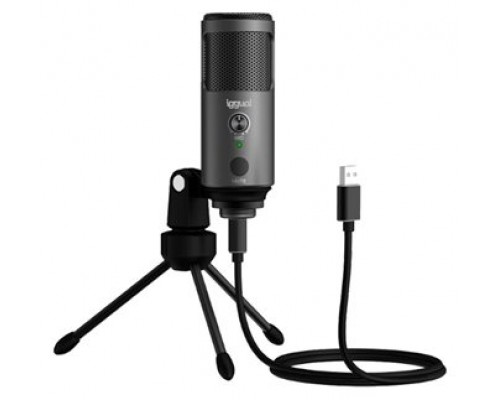 iggual Micr&oacute;fono condensador Podcasting Pro gris