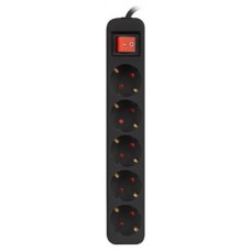 REGLETA LANBERG 5 TOMAS SCHUKO CON PROTECION NEGRA 1.5M-SX3 REGLETA LANBERG 5 TOMAS SCHUKO CON PROTECION NEGRA 1.5M