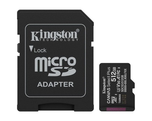 MEMORIA KINGSTON-MICROSD SDCS3 512GB-DU15 MEMORIA KINGSTON-MICROSD SDCS3 512GB