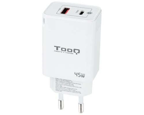 CARGADOR TOOQ TQWC-GANQCPD45WT-DU3 CARGADOR TOOQ TQWC-GANQCPD45WT